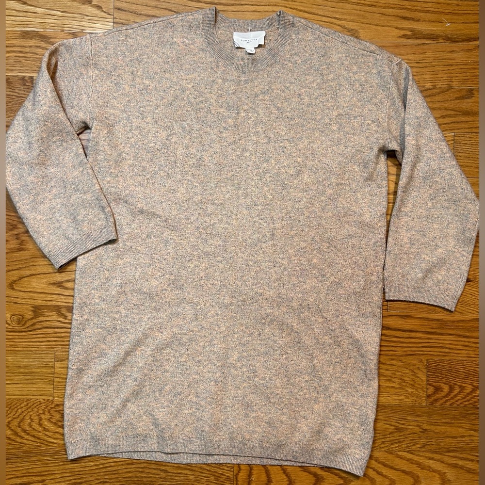 Pomander Place Heather Knit Sweater Beige Neutral Crewneck Pullover Tuckernuck